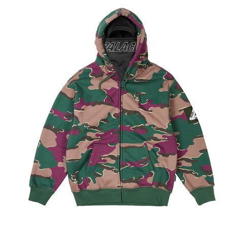 Palace FACEMASK THERMAL HOOD CAMO - Colorway
