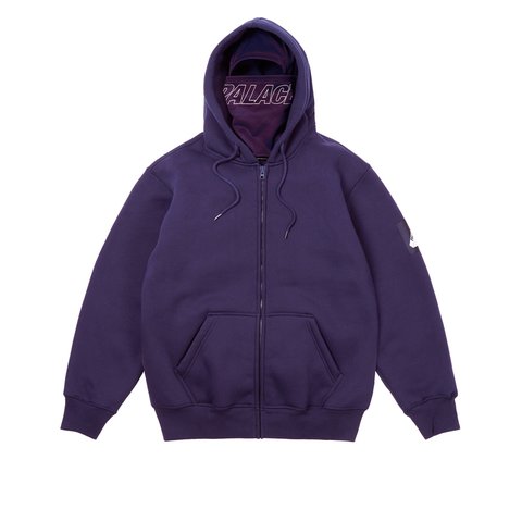 Palace FACEMASK THERMAL HOOD DARK PURPLE - Colorway