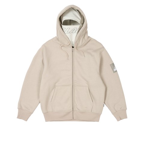 Palace FACEMASK THERMAL HOOD STONEY GREY - Colorway