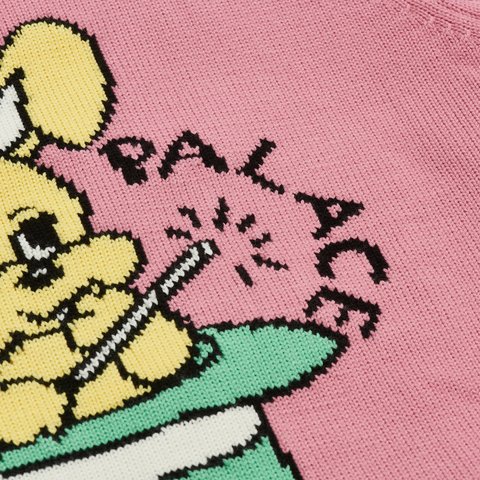 Palace HAT TRICK KNIT PINK - Colorway