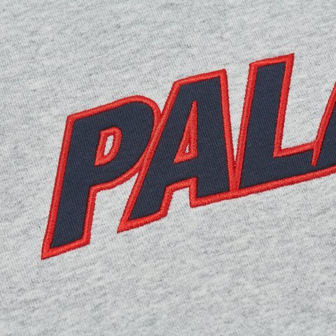 Palace HEAVY FONT T-SHIRT GREY MARL - Colorway