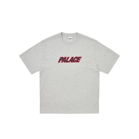 Palace HEAVY FONT T-SHIRT GREY MARL - Colorway