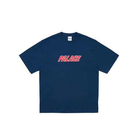 Palace HEAVY FONT T-SHIRT NAVY - Colorway