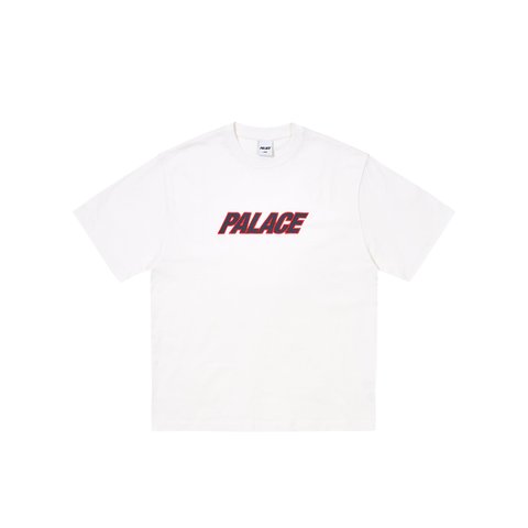 Palace HEAVY FONT T-SHIRT WHITE - Colorway
