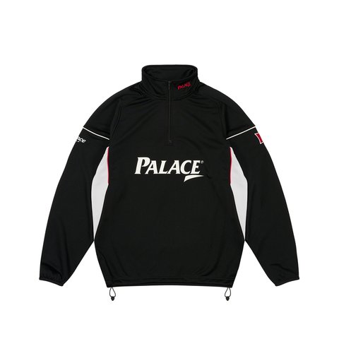 Palace HOLE IN 1/4 ZIP BLACK - Colorway