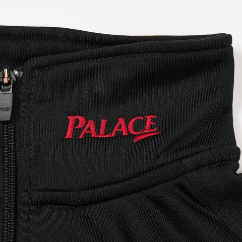 Palace HOLE IN 1/4 ZIP BLACK - Colorway