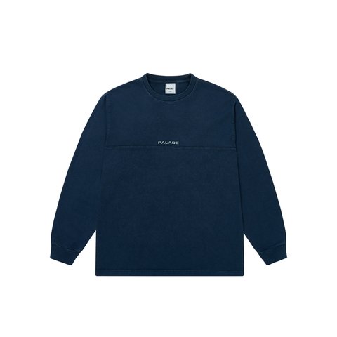 Palace MICRO PIGMENT LONGSLEEVE NAVY - Colorway