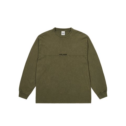 Palace MICRO PIGMENT LONGSLEEVE THE DEEP GREEN - Colorway