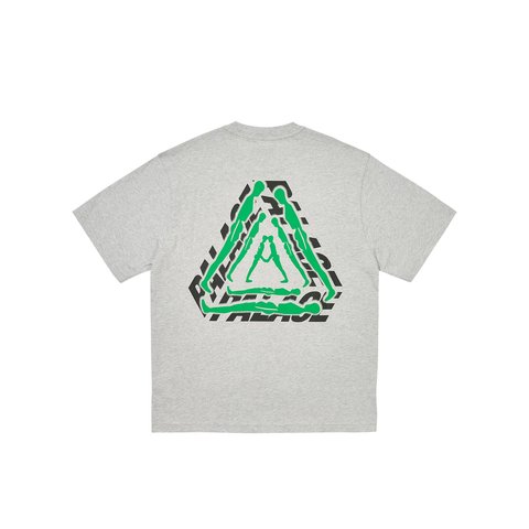 Palace P3 LEAN T-SHIRT GREY MARL - Colorway