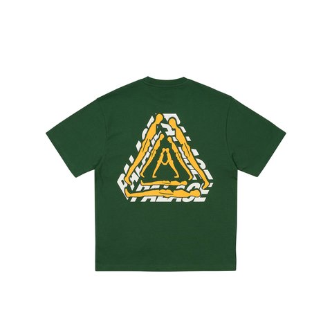 Palace P3 LEAN T-SHIRT RACEY GREEN - Colorway