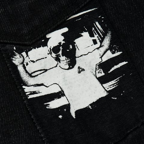 Palace P90 BAGGY JEAN PATCH UP BLACK - Colorway