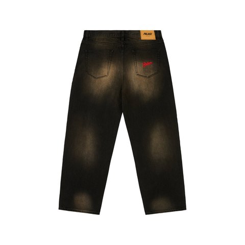Palace P90 BAGGY JEAN SAND WASH BLACK - Colorway