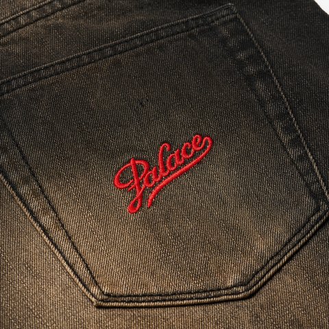 Palace P90 BAGGY JEAN SAND WASH BLACK - Colorway