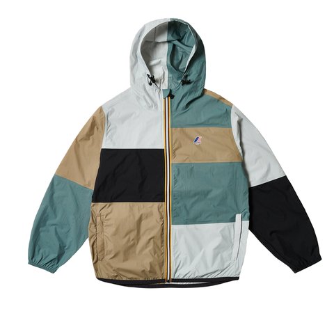 Palace PALACE K-WAY LE VRAI 4.0 CLAUDE PACKABLE JACKET MULTI / BLUE / BLACK - Colorway