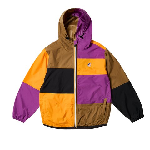 Palace PALACE K-WAY LE VRAI 4.0 CLAUDE PACKABLE JACKET MULTI / PURPLE / ORANGE - Colorway