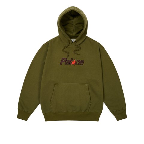 Palace PALACE STAR HOOD THE DEEP GREEN - Colorway
