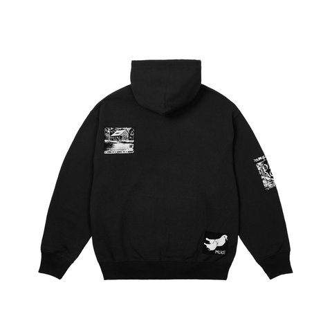 Palace PATCH UP ZIP HOOD BLACK - Colorway