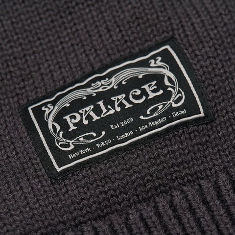 Palace PATCHWORK ZIP KNIT BLACK - Colorway