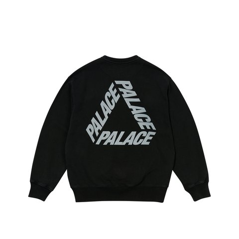 Palace PIGMENT P3 CREW BLACK - Colorway