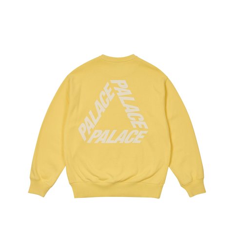 Palace PIGMENT P3 CREW BLESSED YELLOW - Colorway