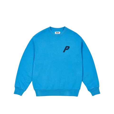 Palace PIGMENT P3 CREW OCEAN BLUE - Colorway