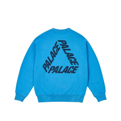 Palace PIGMENT P3 CREW OCEAN BLUE - Colorway