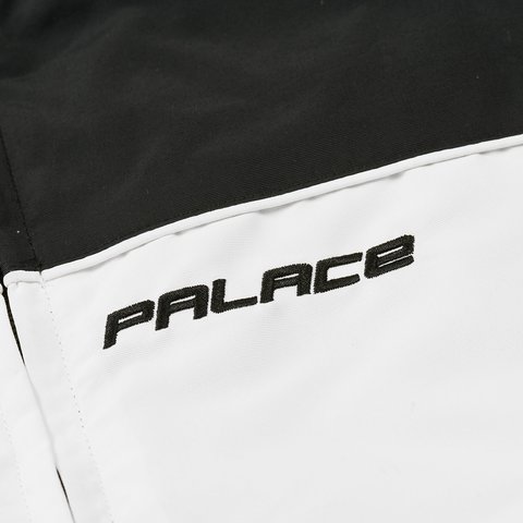 Palace PIPED HOODED SHELL JACKET BLACK - Colorway
