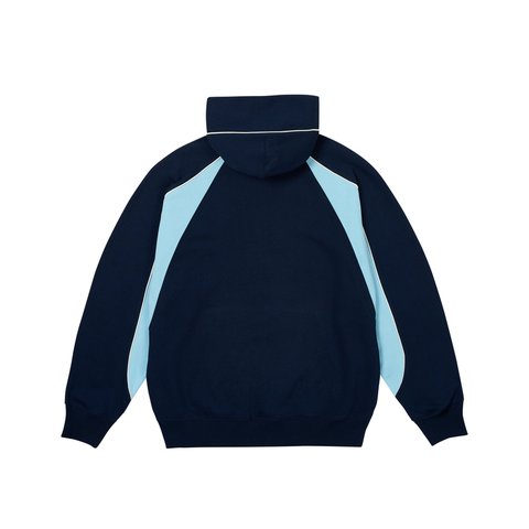 Palace PIPED PANEL HOOD OCEAN BLUE - Colorway