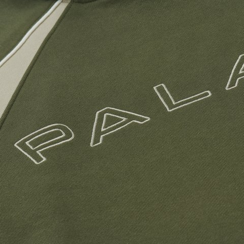 Palace PIPED PANEL HOOD THE DEEP GREEN - Colorway