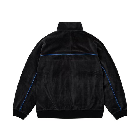Palace PIPED VELOUR FUNNEL BLACK - Colorway