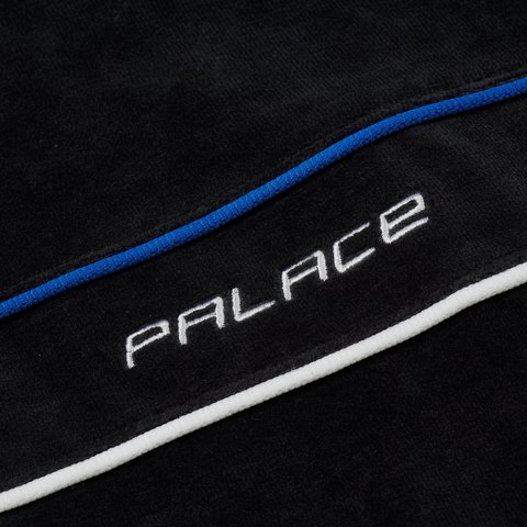 Palace PIPED VELOUR FUNNEL BLACK - Colorway