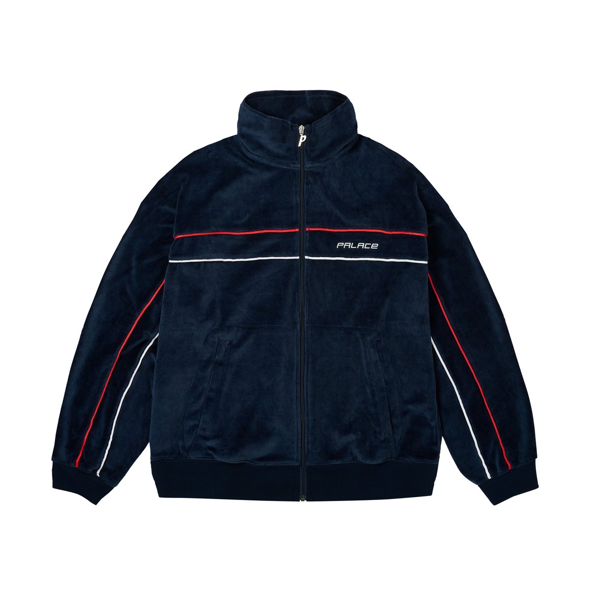 PIPED VELOUR FUNNEL NAVY - Spring 2025 - Palace