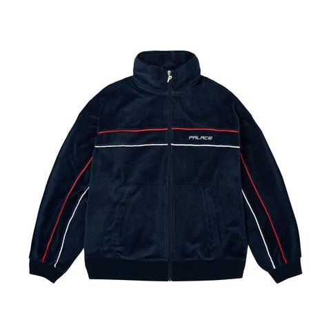 Palace PIPED VELOUR FUNNEL NAVY - Colorway