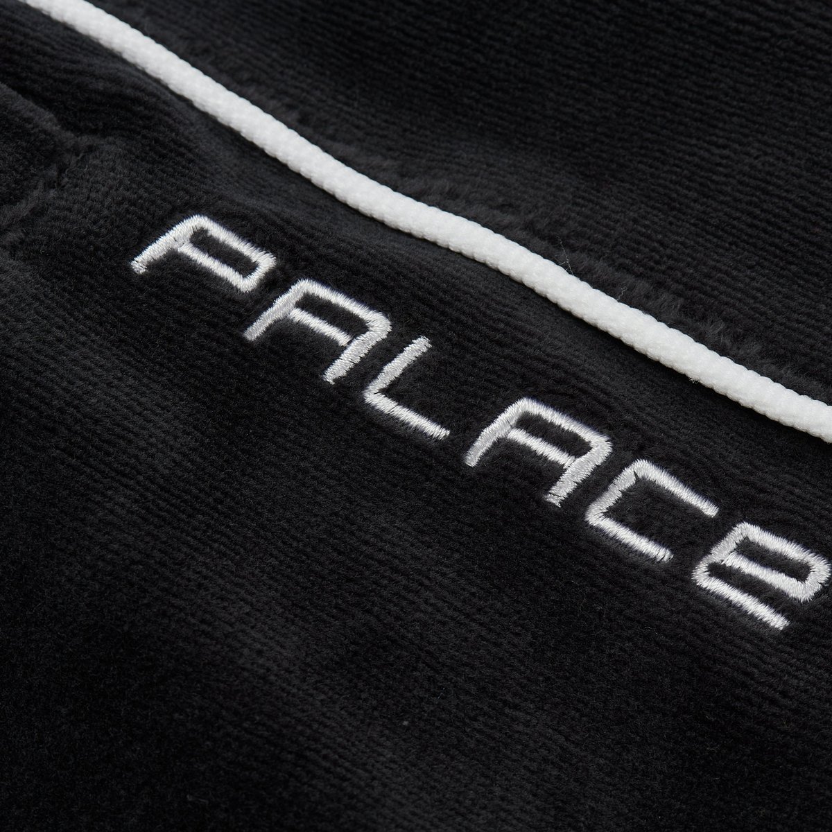 PIPED VELOUR JOGGER BLACK - Spring 2025 - Palace