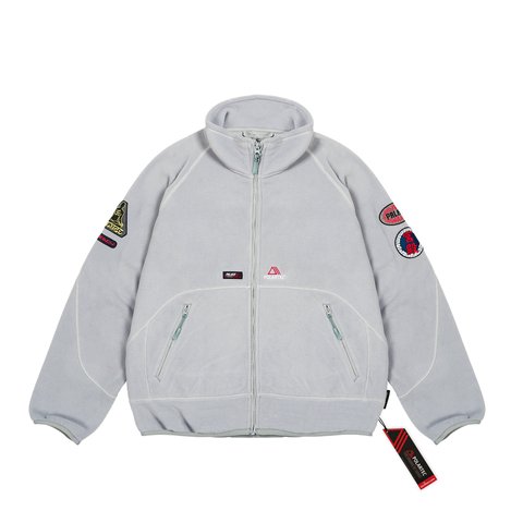 Palace POLARTEC FULL ZIP FUNNEL CONCRETE GREY - Colorway