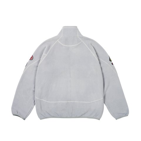 Palace POLARTEC FULL ZIP FUNNEL CONCRETE GREY - Colorway