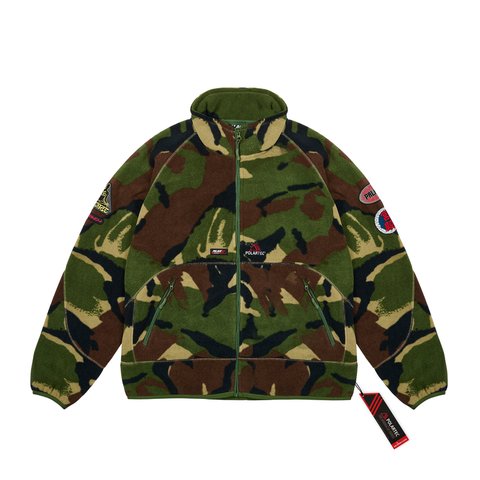 Palace POLARTEC FULL ZIP FUNNEL WOODLAND CAMO - Colorway