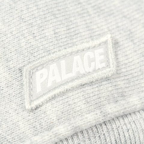 Palace UNISEX ZIP HOOD GREY MARL - Colorway