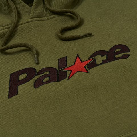 Palace PALACE STAR HOOD THE DEEP GREEN - Colorway