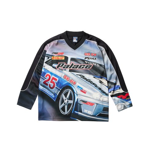 Palace RACEY JERSEY BLACK - Colorway