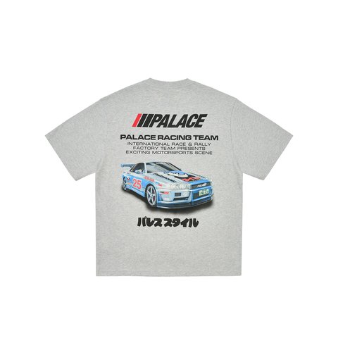 Palace RACEY T-SHIRT GREY MARL - Colorway