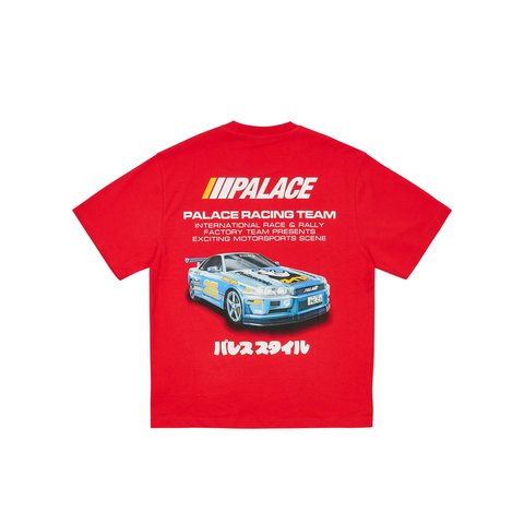 Palace RACEY T-SHIRT TRUEST RED - Colorway