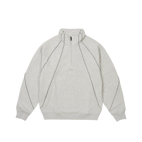 Palace REFLECTO 1/4 ZIP GREY MARL - Colorway