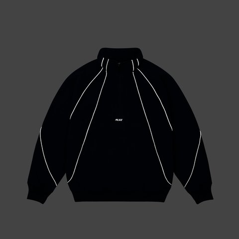 Palace REFLECTO 1/4 ZIP NAVY - Colorway