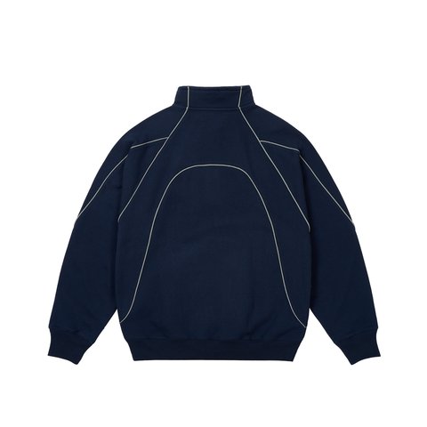 Palace REFLECTO 1/4 ZIP NAVY - Colorway