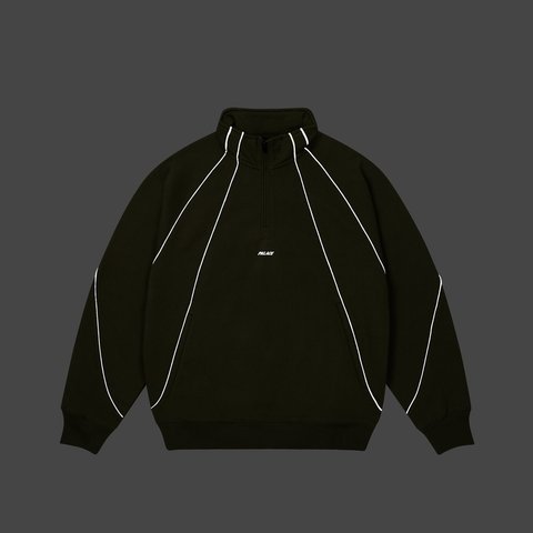 Palace REFLECTO 1/4 ZIP THE DEEP GREEN - Colorway