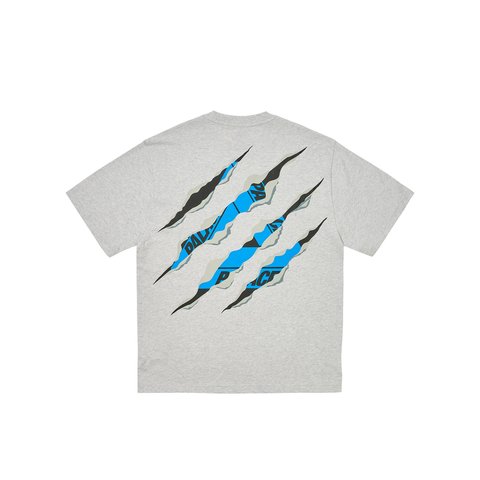 Palace RIPPED TRI T-SHIRT GREY MARL - Colorway