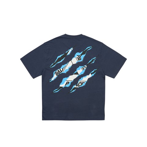 Palace RIPPED TRI T-SHIRT NAVY - Colorway