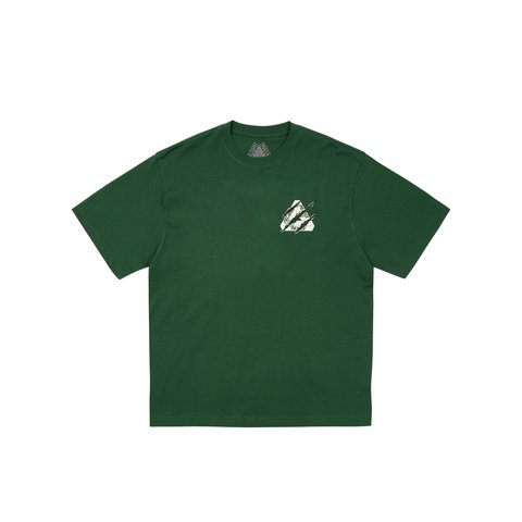Palace RIPPED TRI T-SHIRT RACEY GREEN - Colorway