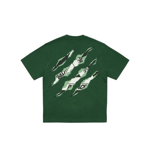 Palace RIPPED TRI T-SHIRT RACEY GREEN - Colorway